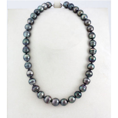 Tahitian pearl strand - Silver clasp