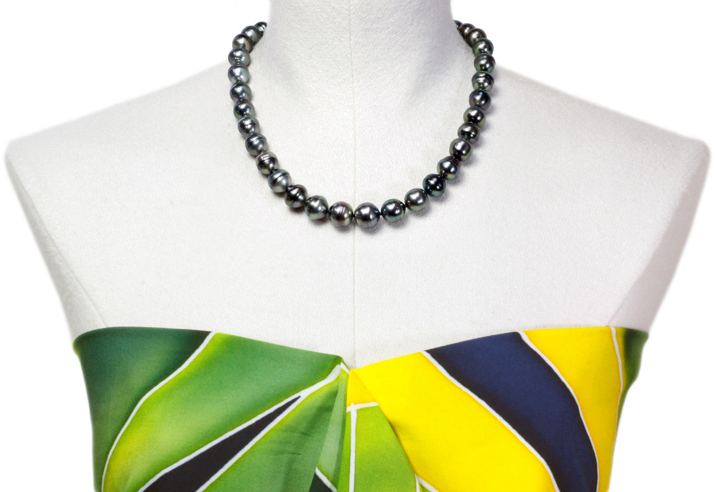 Tahitian pearl strand - Silver clasp