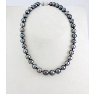 Hilo de perlas de Tahití - Cierre de plata - NESVPE01066