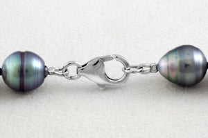 Tahitian pearl strand - Silver clasp - NESVPE01113