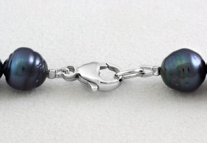 Tahitian pearl strand - Silver clasp