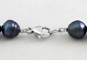 Tahitian pearl strand - Silver clasp - NESVPE01133