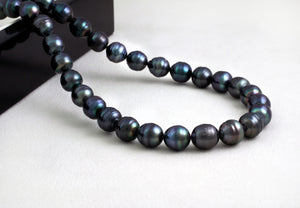 Tahitian pearl strand - Silver clasp - NESVPE01133