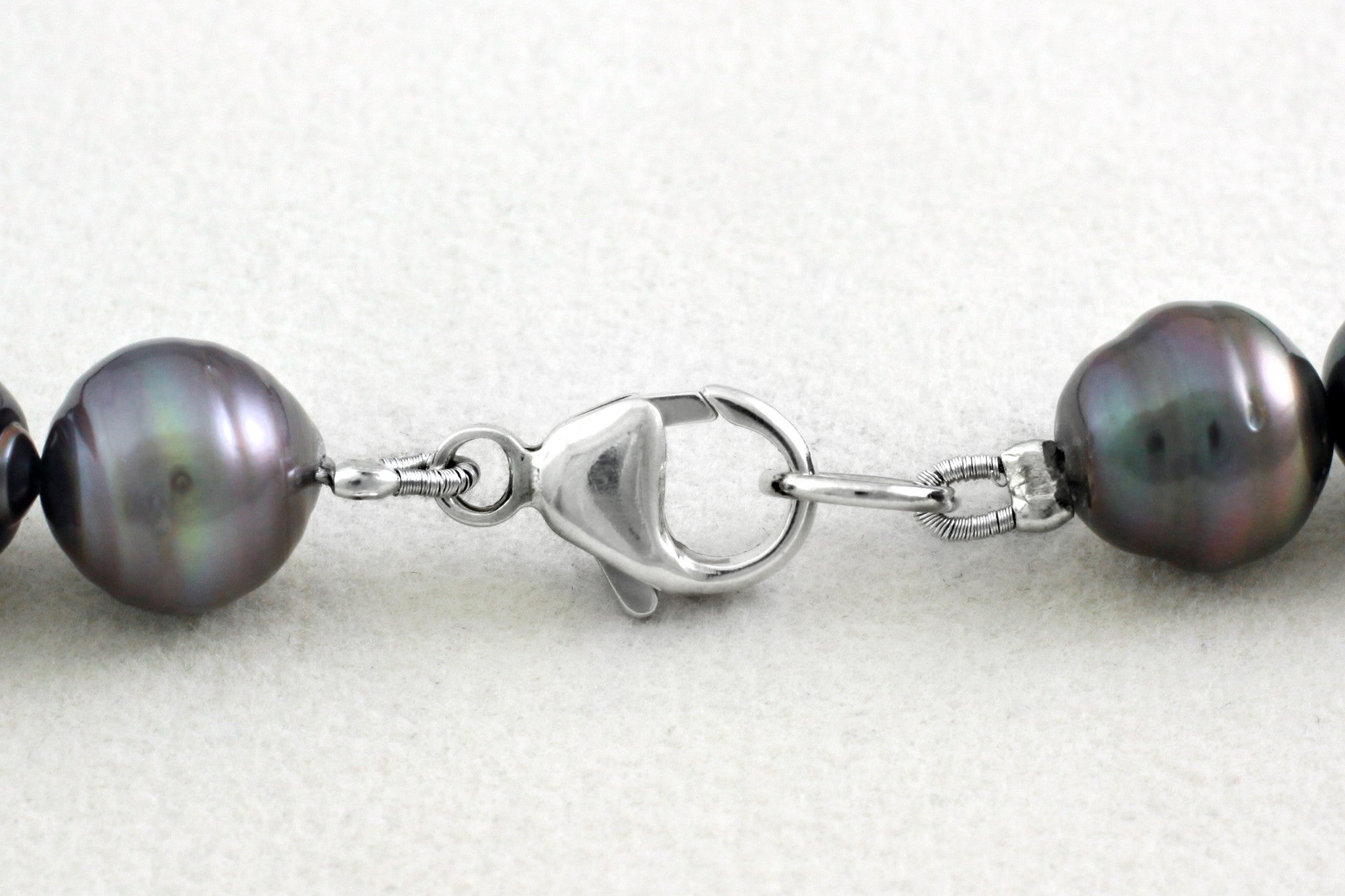 Tahitian pearl strand - Silver clasp - NESVPE01134