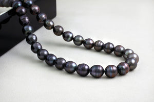 Tahitian pearl strand - Silver clasp - NESVPE01134