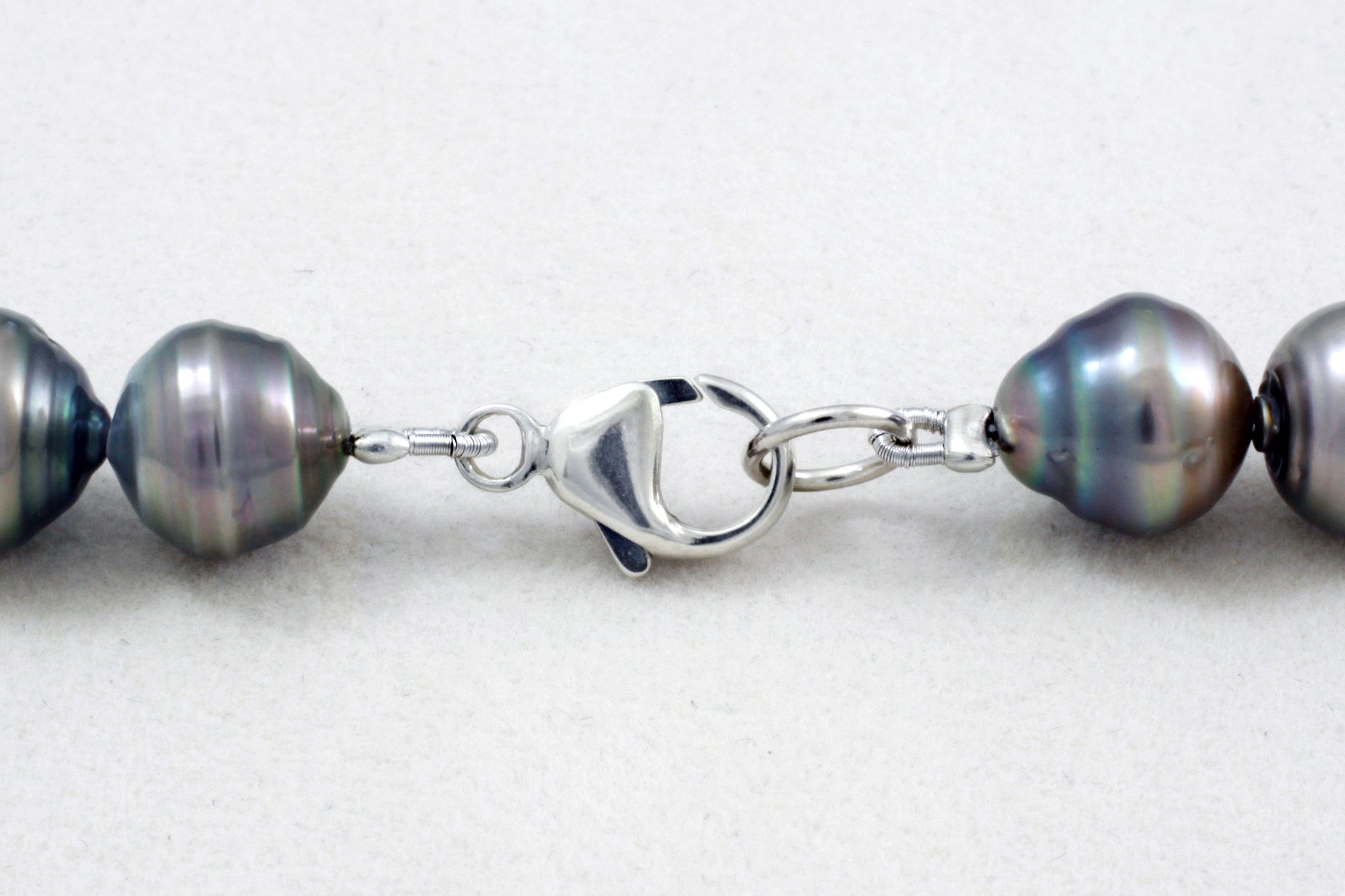 Tahitian pearl strand - Silver clasp - NESVPE01136