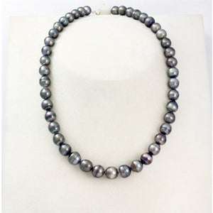 Tahitian pearl strand - Silver clasp - NESVPE01136