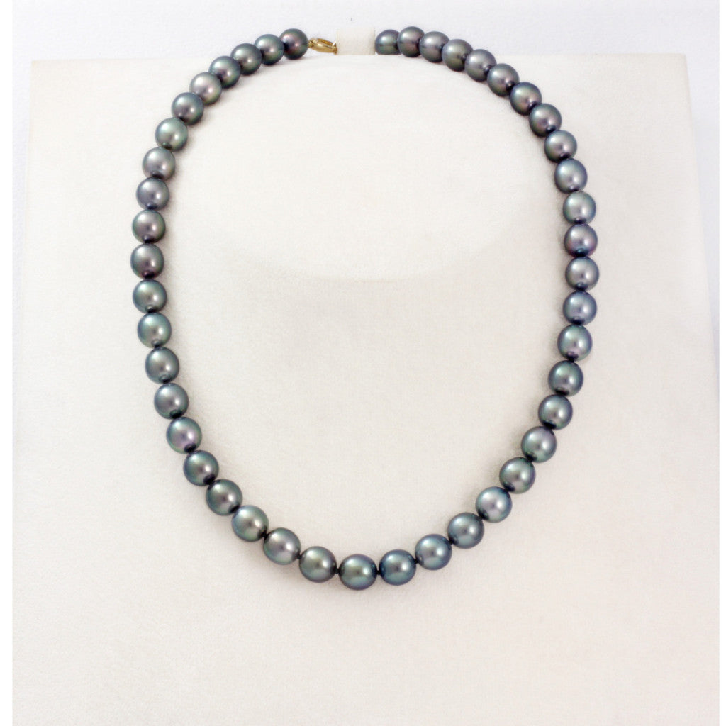 Fil de perles de Tahiti - Fermoir 14K en or jaune - NEYGPE01045