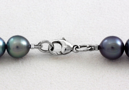 Tahitian pearl strand - Silver clasp