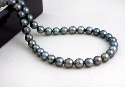 Tahitian pearl strand - Silver clasp