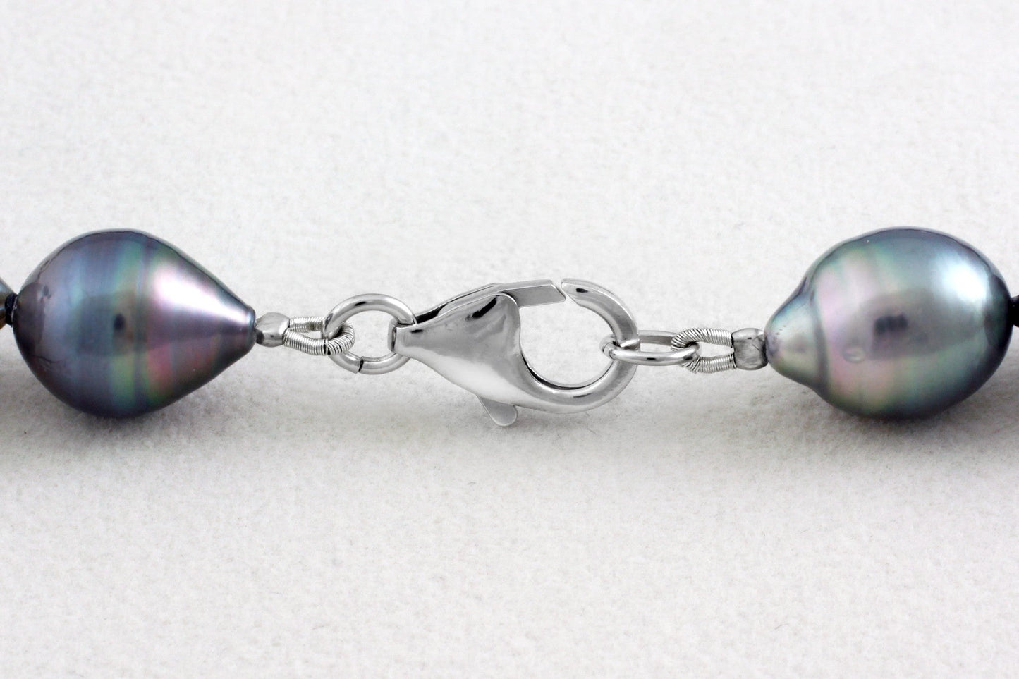 Tahitian pearl strand - Silver clasp