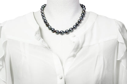 Tahitian pearl strand - Silver clasp