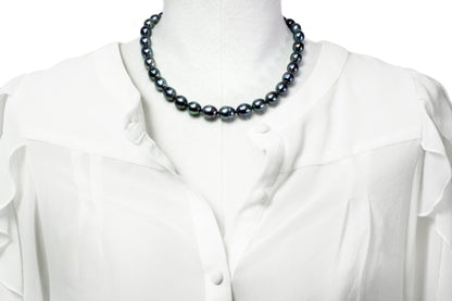 Tahitian pearl strand - Silver clasp
