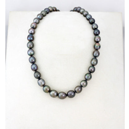 Tahitian pearl strand - Silver clasp