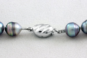Tahitian pearl strand - Silver clasp - NESVPE01093