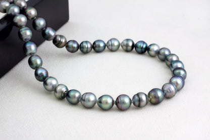 Tahitian pearl strand - Silver clasp