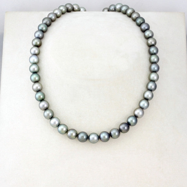 Rang de perles de Tahiti - Fermoir argenté — photo 3