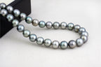 Tahitian pearl strand - Silver clasp - NESVPE01106