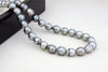 Tahitian pearl strand - silver clasp - NESVPE01140