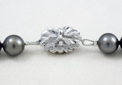Tahitian pearl strand - Silver clasp