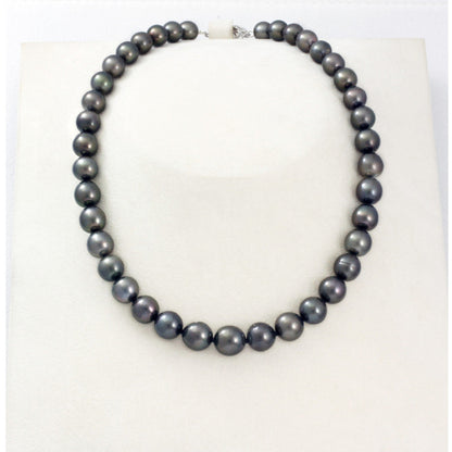 Tahitian pearl strand - Silver clasp