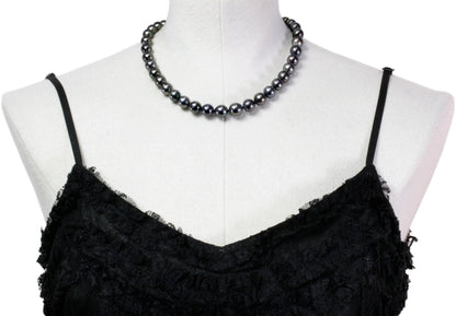 Tahitian pearl strand - Silver clasp