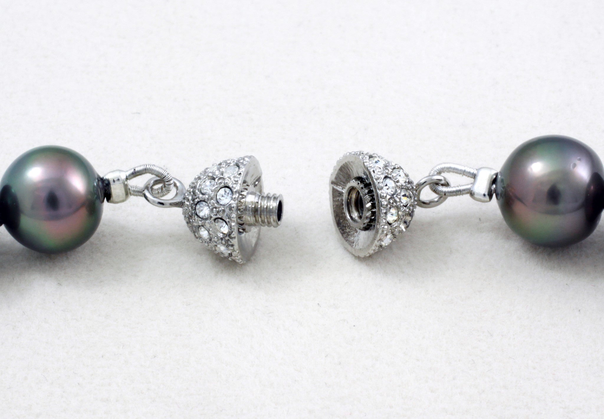 Tahitian pearl strand - Silver clasp - NESZPE00003