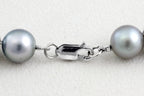 Tahitian pearl strand - 14k white gold clasp - NEWGPE01015